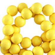 Acryl kralen rond 8mm Shiny Bright yellow